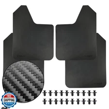 XUKEY 4pcs/Set Universal Carbon Fiber Effect Mudflaps for Car Pickup SUV Van 