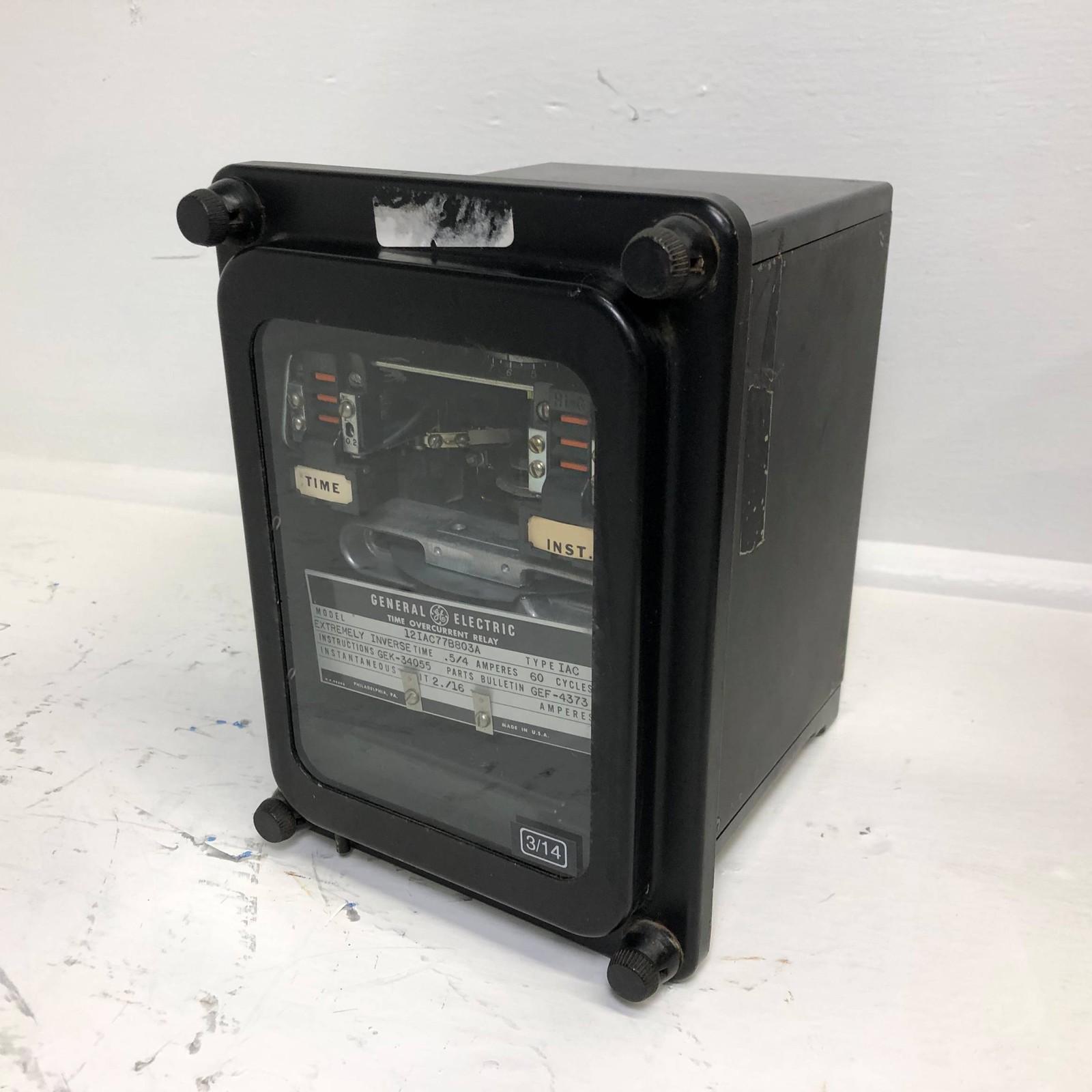 GE General Electric 12IAC77B803A Time Overcurrent Relay Extremely Inverse IAC 60