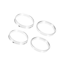 4pcs OD 64.1mm to ID 60.1mm Aluminium Alloy Car Hub Centric Rings Wheel Bore