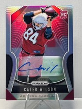 Caleb Wilson 2019 Panini Prizm RC Auto Silver #367 Arizona Cardinals