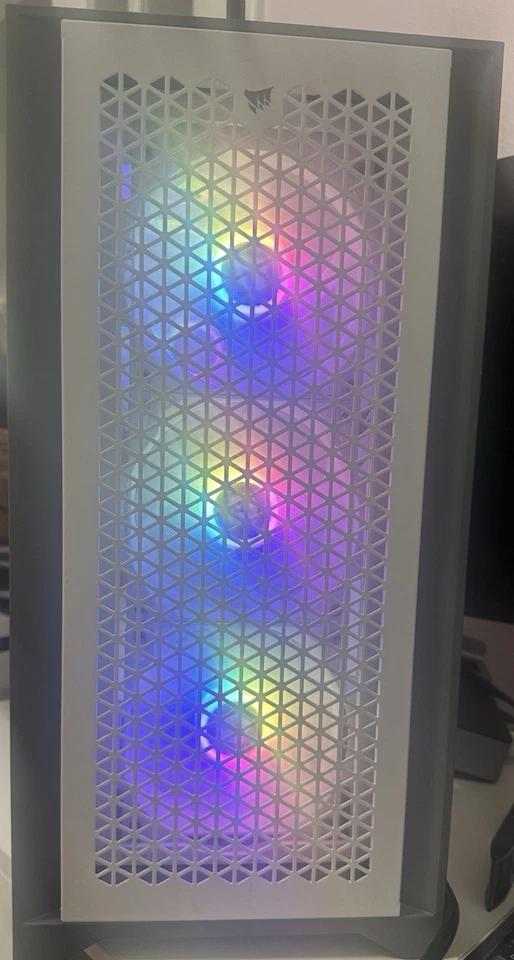 WHITE Custom Gaming PC- AMD RYZEN 7 5700x/ 2TB Storage/ 32GB RAM/ MSI RTX 4070 - Image 2 of 4