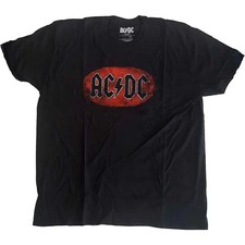 Image of AC/DC - Oval Logo Vintage (T-Shirt)