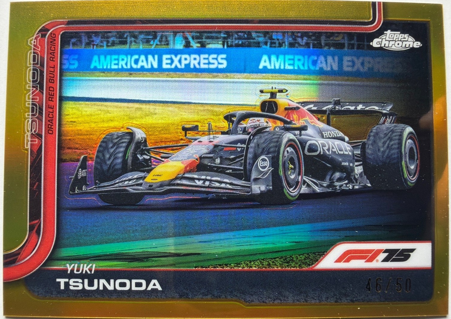 2025 Topps Chrome Sapphire Edition Formula 1 - Yuki Tsunoda #2 for