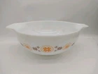 Vintage Pyrex Bowl 4 QT Town and Country Pattern 444 Cinderella Nesting Mixing