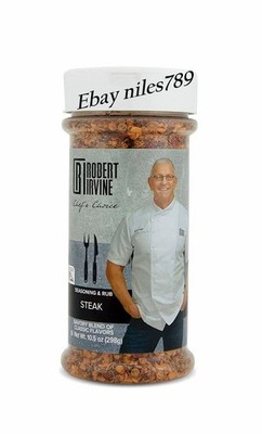 Robert irvine Everything Bagel Rub, Premium Seasoning and Spice Blend 8 Oz