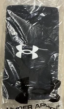 Pair Of Under Armour Adult 6-inch Performance Wristband Black (001)/White