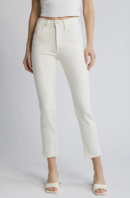 MOTHER Denim The TOMCAT Ankle Slim Skinny Jeans in White Cream Puffs Size 29 NEW
