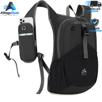 Wanderrucksack 15L Faltbar Leicht Tagesrucksack Camping Outdoor Schwarz Damen