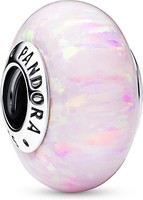 Pandora Schillerndes Rosafarbenes Charm 791691C03 AnhäNger