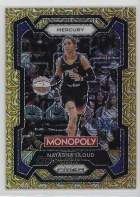 2024 Panini Prizm Monopoly WNBA Millionaire Gold Mojo /500 Natasha Cloud 06y2