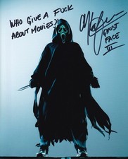 MAX LAFERRIERE signed autograph 20x25cm SCREAM in person autograph GHOSTFACE COA