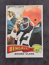 1975 Topps #491 Boobie Clark ~ Cincinnati Bengals ~ RC ~ EX