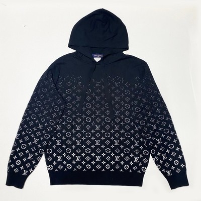 LOUIS VUITTON LV SIZE M MEDIUM MENS HOODED SWEATSHIRT KNITTED