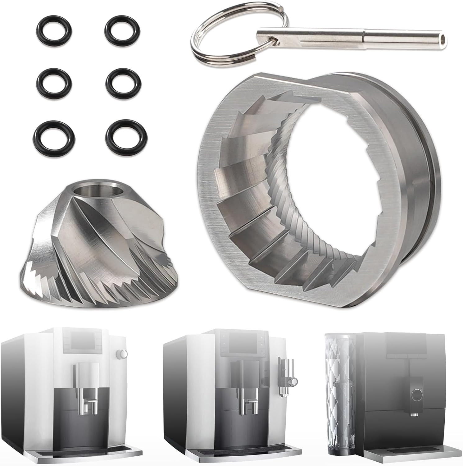 Conical Burr Grinder Set Replacement for JURA Coffee Machine