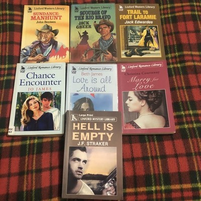 7x Large Print - Linford Library   Mystery/Romance/Western - Jack Greer