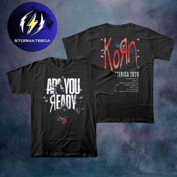 Korn Merch Latin America Tour 2026 Are You Ready City Dates Two