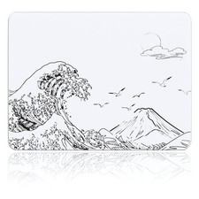 CM05SE Glass Mousepad for Gaming, Ultra Smooth Mouse Mat with Nano-Textured S...