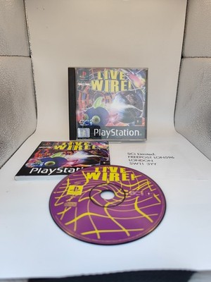 Live Wire!   PS1 Playstation 1 Psone Spiel - CIB & Antwortkarte