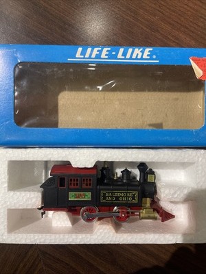 Life-Like Teakettle Steam Locomotive Baltimore & Ohio B&O HO Scale 08300