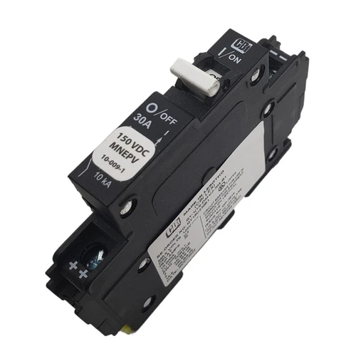 MidNite Solar - 30 Amp 150Vdc DC Circuit Breaker MNEPV30 Din Rail Mount 1-Pole