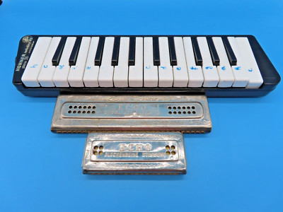 #SE1222# Vintage M.Hohner The Echo Harp G Mundharmonika *lesen*