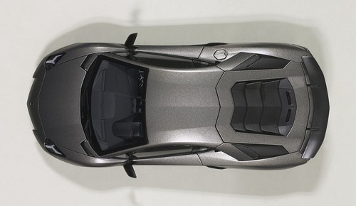 LAMBORGHINI AVENTADOR SV LP750-4 GRIGIO TITANS MATTE GRAY 1:18 by AUTOART 74554 - Picture 14 of 15