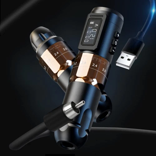 Wireless Tattoo Machine Pen 6 Stroke Length Adjustable 2.0-4.0mm Brushless Motor image 12