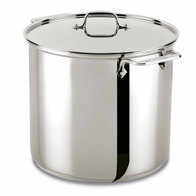 Strauss Pro Induction Stock Pot 34cm/13.5'' 24L