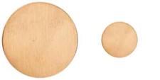 4 Shiny Copper 20mm Double Sided 22 Gauge Round Stamping Blank Charms