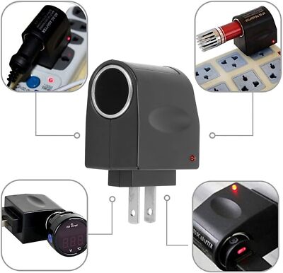 240 volt 12 volt cigarette lighter power supply New 110V - 240V AC Plug To 12V DC Car Cigarette Lighter Converter Socket  Adapter