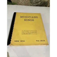 Musicians Songs: Limited Edition, For Professional Use Only
