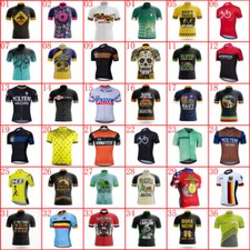 Mens Retro Cycling Jersey 2023 Summer Team Bike Jersey Racing Shirt Bicycle Tops