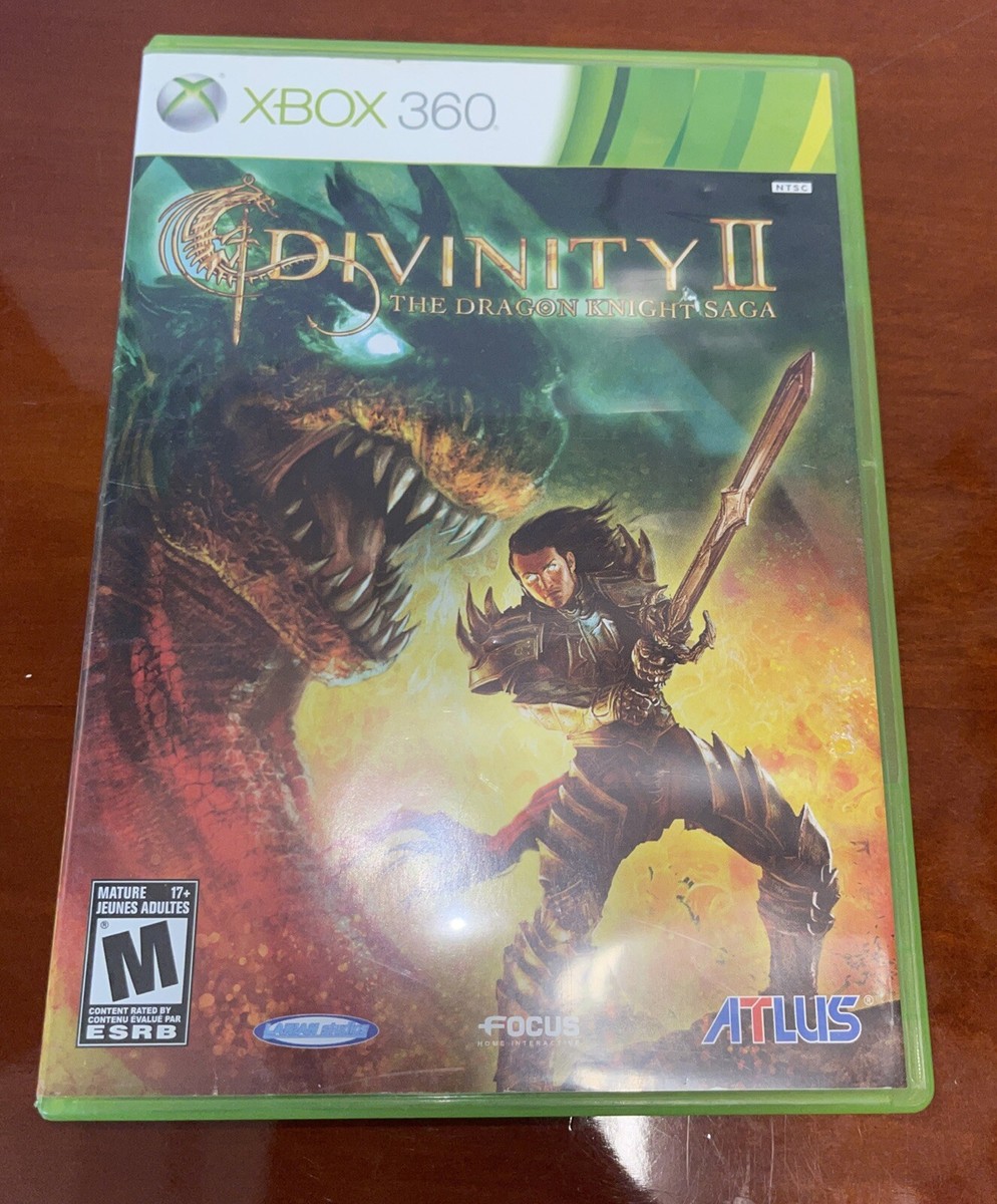 Jeu Divinity II The Dragon Knight Saga Xbox 360 - Version VF Complète - Très Bon état - PAL