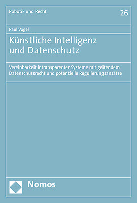 Paul Vogel / Künstliche Intelligenz Und Datenschutz
