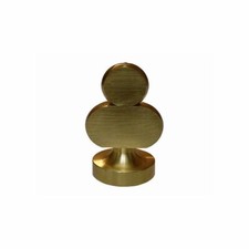 TEXAS HOLD'EM Poker Card Cover Guard Protector SOLID Brass Flat Club - WSOP