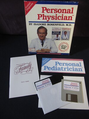 Personal Physician [3.5'' Disk/5.25'' Floppy Disk] Isadore Rosenfeld [1992 MS-DOS]