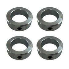 Shaft Collars 1-1/2" Bore Solid Steel Zinc Plated Set Screw 4 Pieces