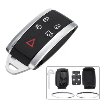 Smart Llave Mando Funda Rígida Para Jaguar X S F Tipo XJ Xk XF Xkr 5 Botón Mando - Imagen 1 de 2