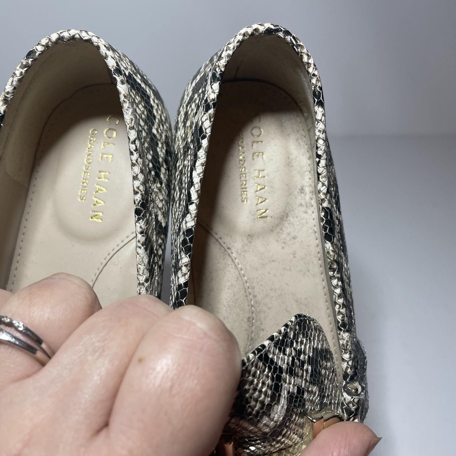Cole Haan Modern Classic Python Print Loafers Wom… - image 10