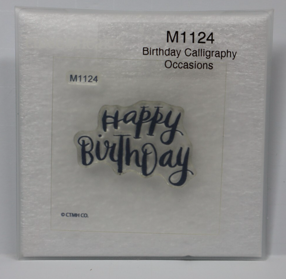 Close To My Heart CTMH - BIRTHDAY CALLIGRAPHY OCCASIONS - M1124