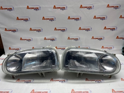 COPPIA FANALI ANTERIORI VW GOLF MK3 HELLA 1DJ006360-661 & 1DJ006360-651