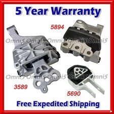 N950 Fits 2013-2016 Dodge Dart 2.4l Manual Motor Transmission Mount Set 3pc