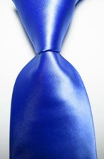 New Classic Solid Light Blue JACQUARD WOVEN 100 Silk Men's Tie Necktie