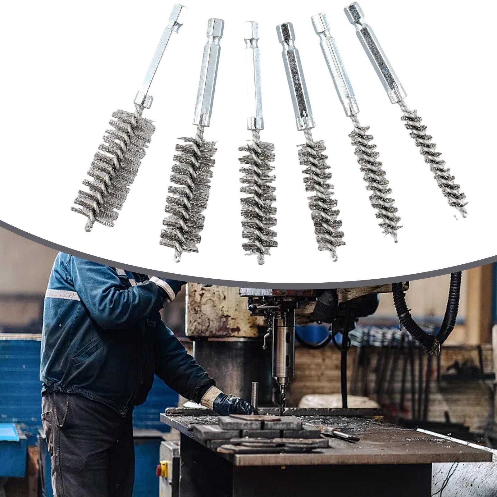 Drilling Brushes Cleaning Brush Stainless Steel Cleaning Brushes