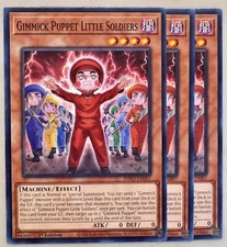 Yugioh! 3x Gimmick Puppet Little Soldiers INFO-EN007 Common 1st Ed NM