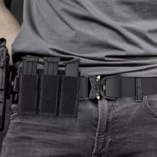 US Tactical Pistol Mag Holder Double Stack Molle Magazine Pouch for .40 9mm 1911