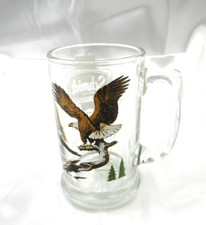 Schmidt Beer Mug of Eagle Wildlife Collector Series Vintage NOS