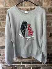2XL Vintage 90's Made in USA Lakeville North High School Minnesota Crewneck Gray