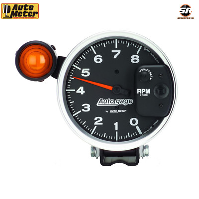 Autometer 233905 Analog Monster Shift-Lite 5'' Tachometer 0-8,000 RPM