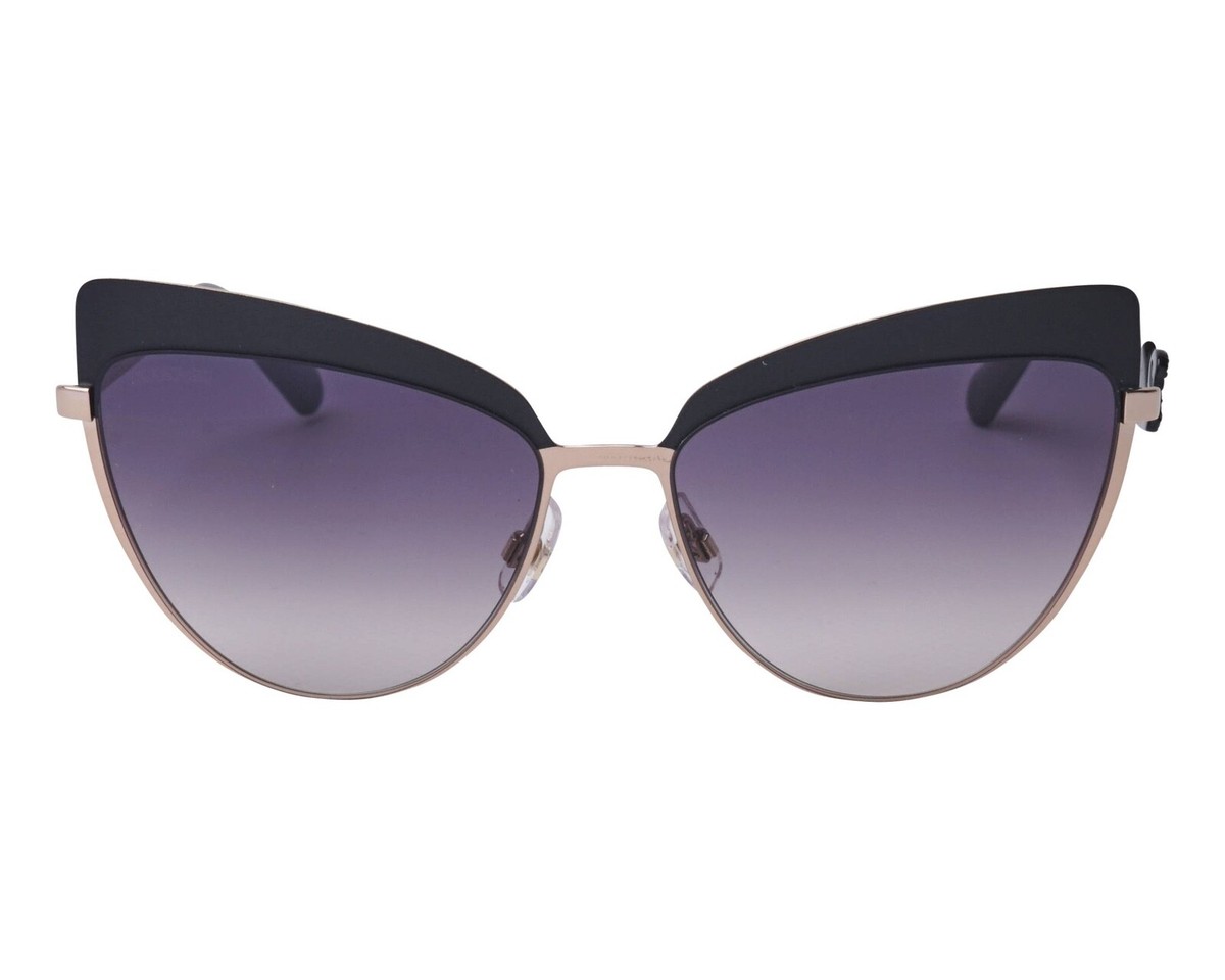 Swarovski SK220 SW220 05B Gold Cat Eye Slim Sunglasses Frame 56-15-140 glasses Swarovski SK220 SW220 32G Gold Cat Eye Slim Sunglasses Frame  main image 2